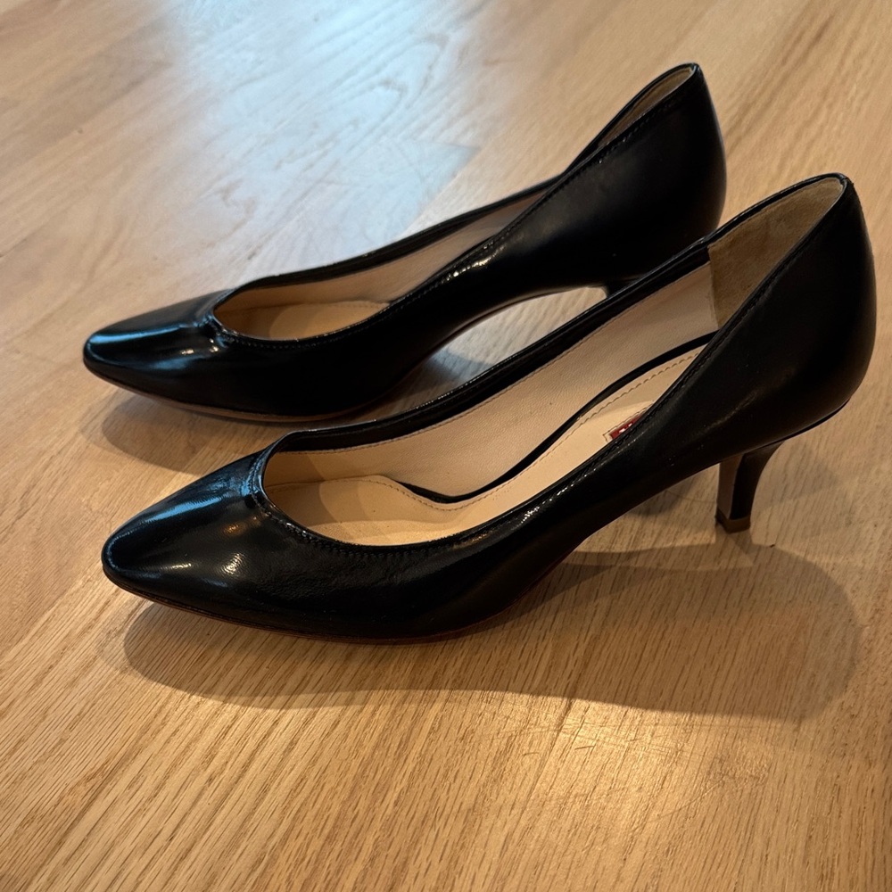 Prada Blue Leather Heels